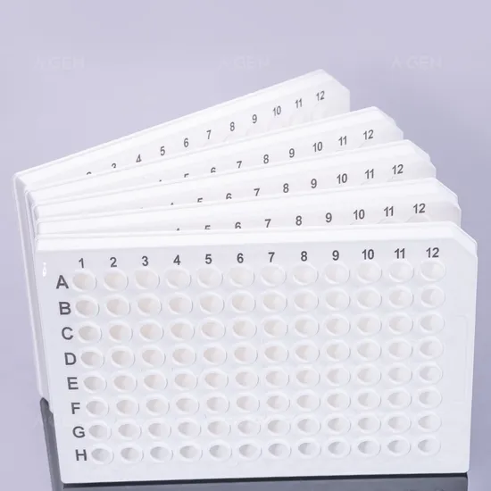 Half Skirt Detachable 96-Well 0.2ml PCR Plate